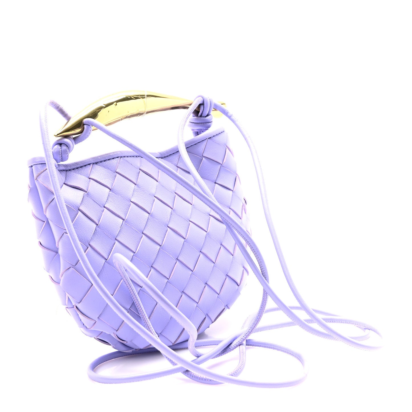 Nappa Intrecciato Mini Sardine Bag Amethyst