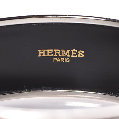 Hermes Enamel Printed Wide Quadrige Bracelet 75 4 of 6