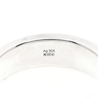 Gucci Sterling Silver Enamel Interlocking G Band 63 10.25 5 of 5