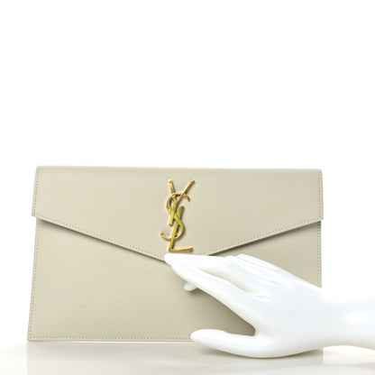Saint Laurent Grain De Poudre Uptown Pouch Crema Soft 2 of 7