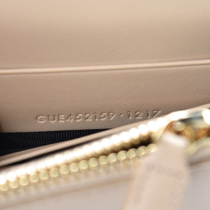 Saint Laurent Smooth Calfskin Classic Monogram Kate Tassel Chain Wallet Nude Powder 7 of 9