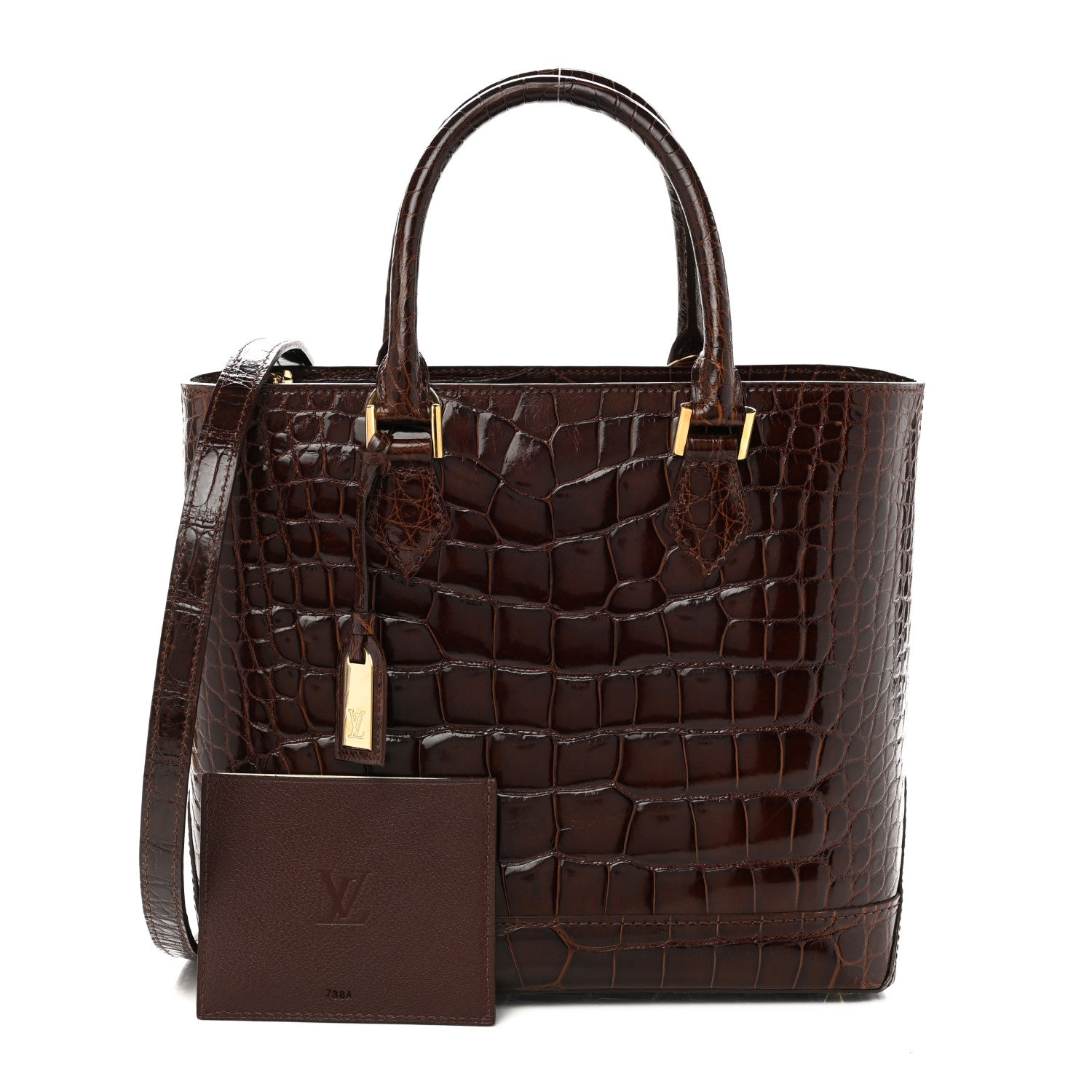 Louis Vuitton Alligator Lancelot Brown 1 of 10