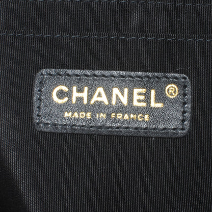 Chanel Lambskin Small Single Flap Bag Black and Blush 7 of 9