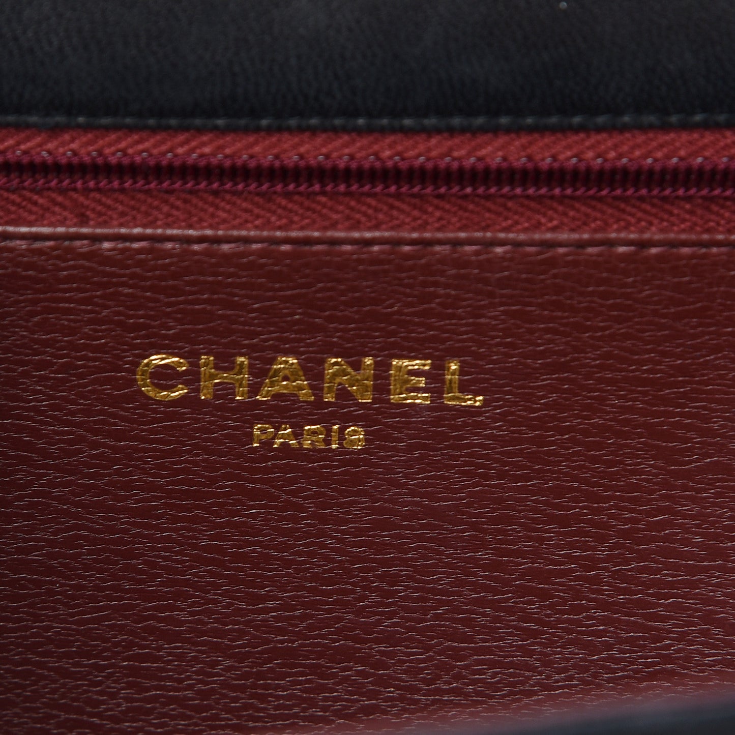 Lambskin Quilted Medium Single Flap Black