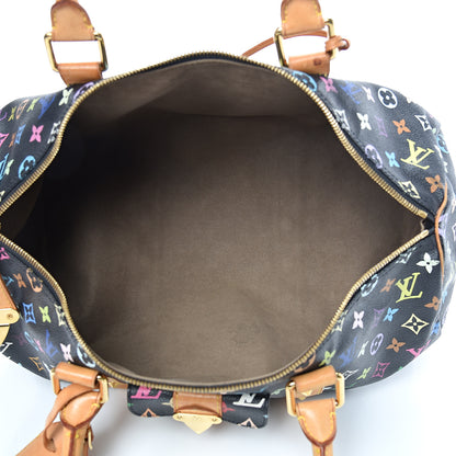 Louis Vuitton Monogram Multicolor Keepall 45 Black 4 of 27
