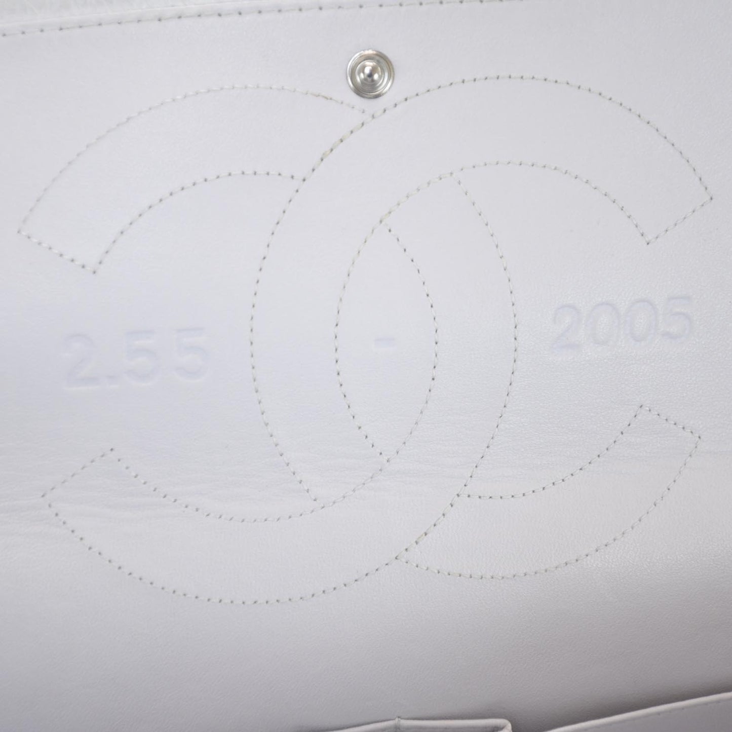 Aged Calfskin 50th Anniversary 2.55 Reissue 227 White