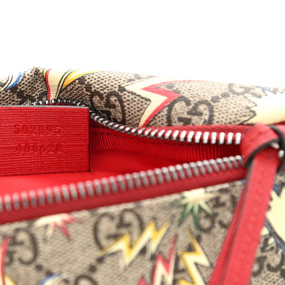 Gucci GG Supreme Monogram Childrens Space Print Belt Bag Multicolor 7 of 10
