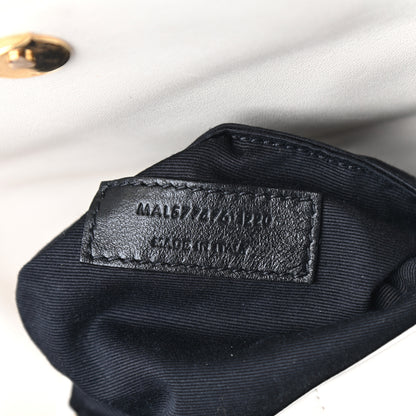 Saint Laurent Lambskin Quilted Small Loulou Puffer Monogram Chain Satchel Crema Soft 9 of 9