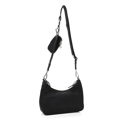 Prada Nylon Re-Edition 2005 Shoulder Bag Black 3 of 9