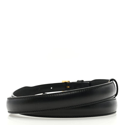 Gucci Efesto Leather Womens Horsebit 15/23mm Belt 100 40 Black 2 of 4