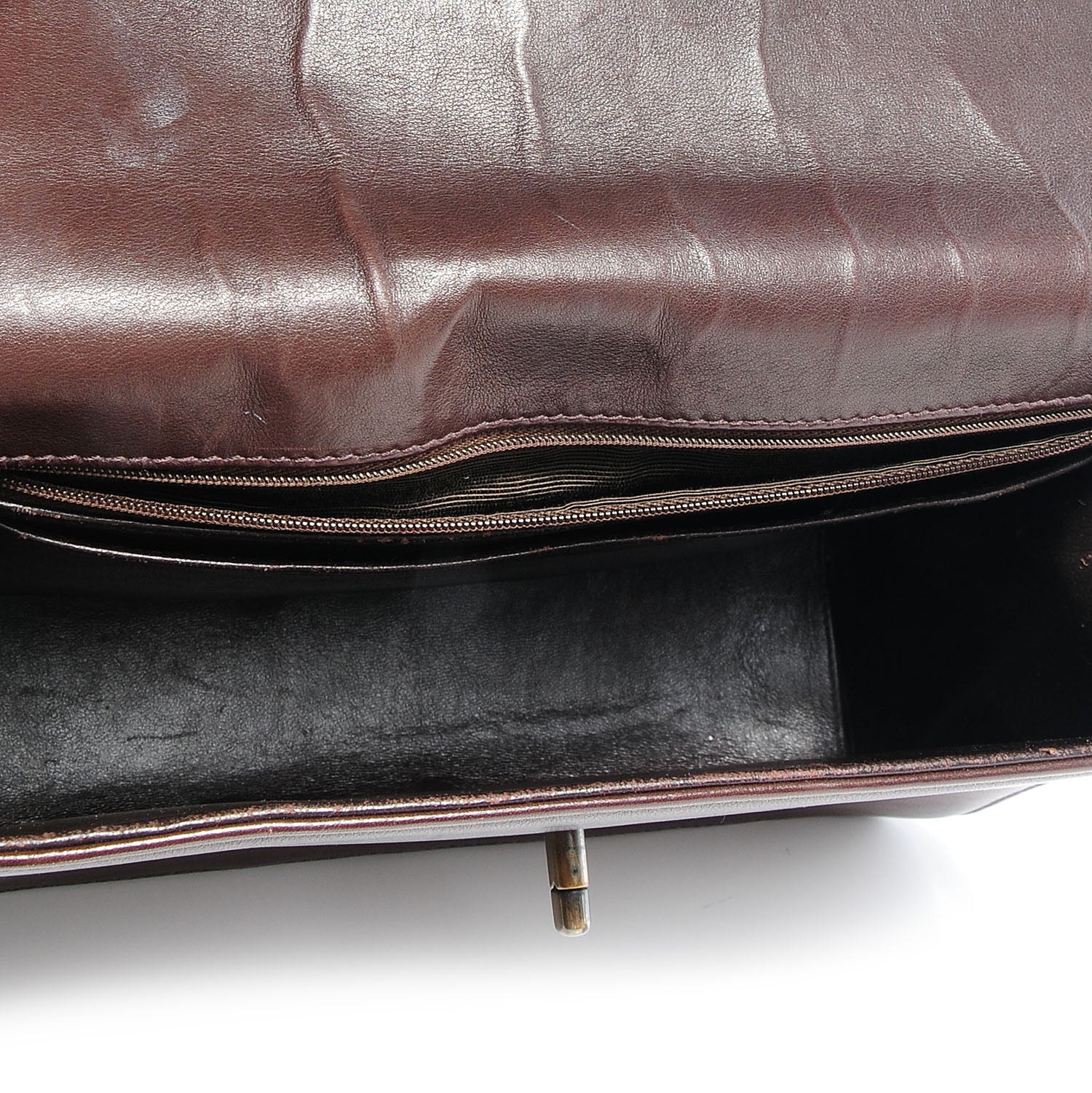 Chanel Calfskin Shoulder Bag Brown 8 of 11