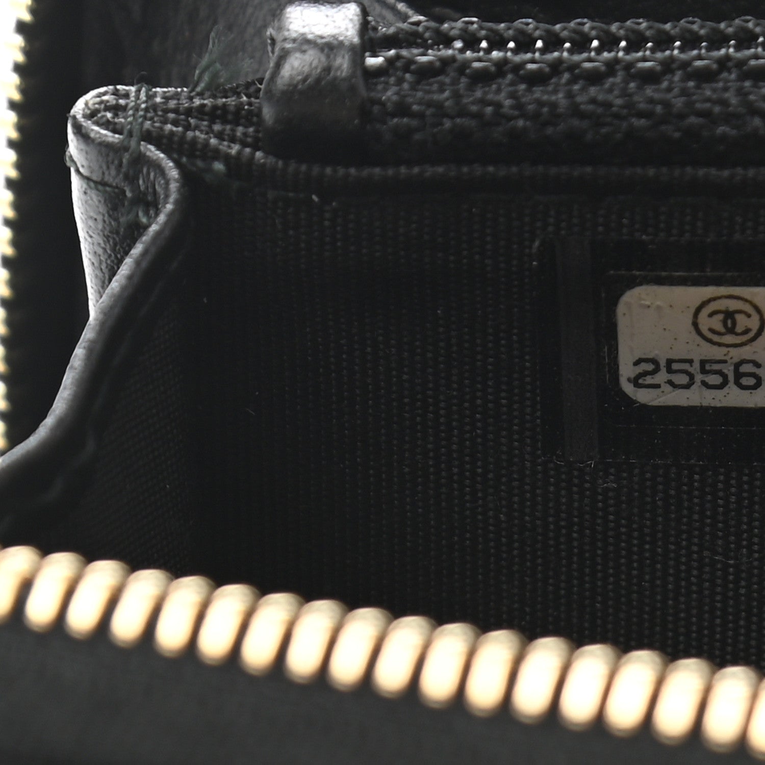 Chanel Caviar Quilted Medium Filigree Zip Around Wallet Black 8 of 9