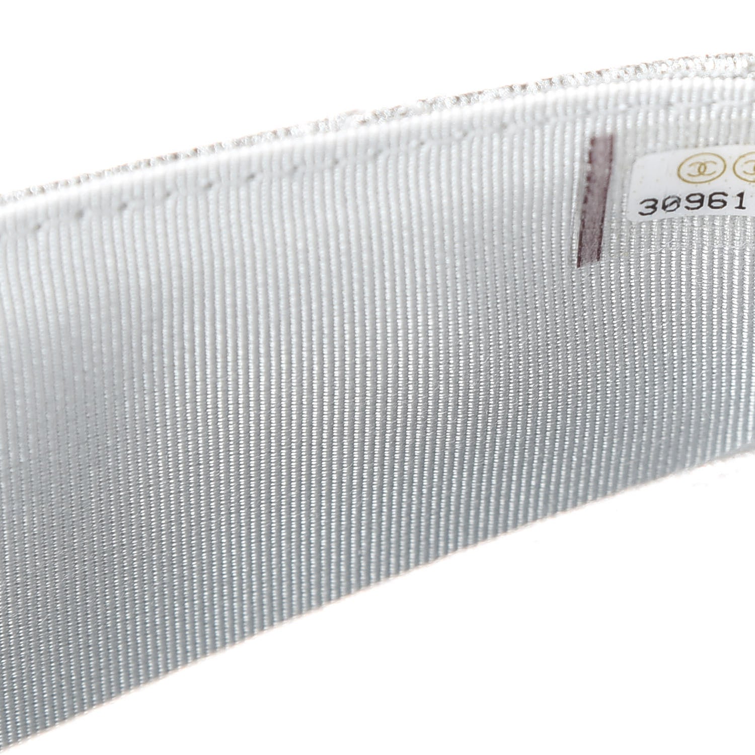 Chanel Metallic Lambskin Quilted Glasses Case With Chain Silver 8 of 12