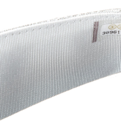 Chanel Metallic Lambskin Quilted Glasses Case With Chain Silver 8 of 12