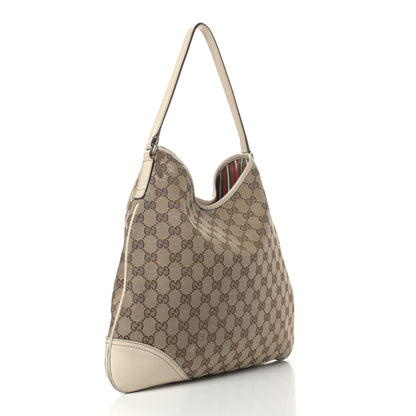 Gucci Monogram Medium New Britt Hobo Off White 2 of 21