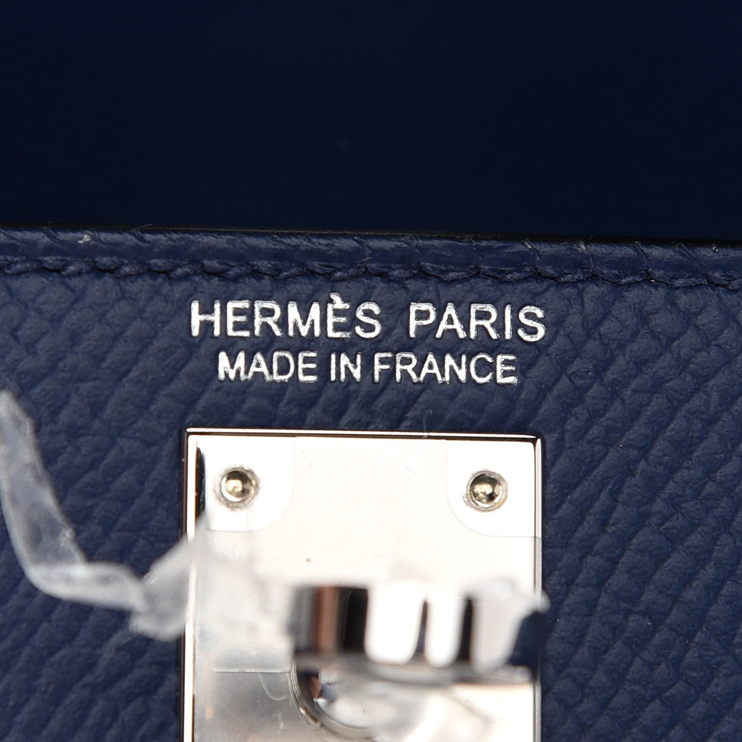 Hermes Epsom Mini Kelly Sellier 20 Bleu Saphir Bleu France Black 6 of 11