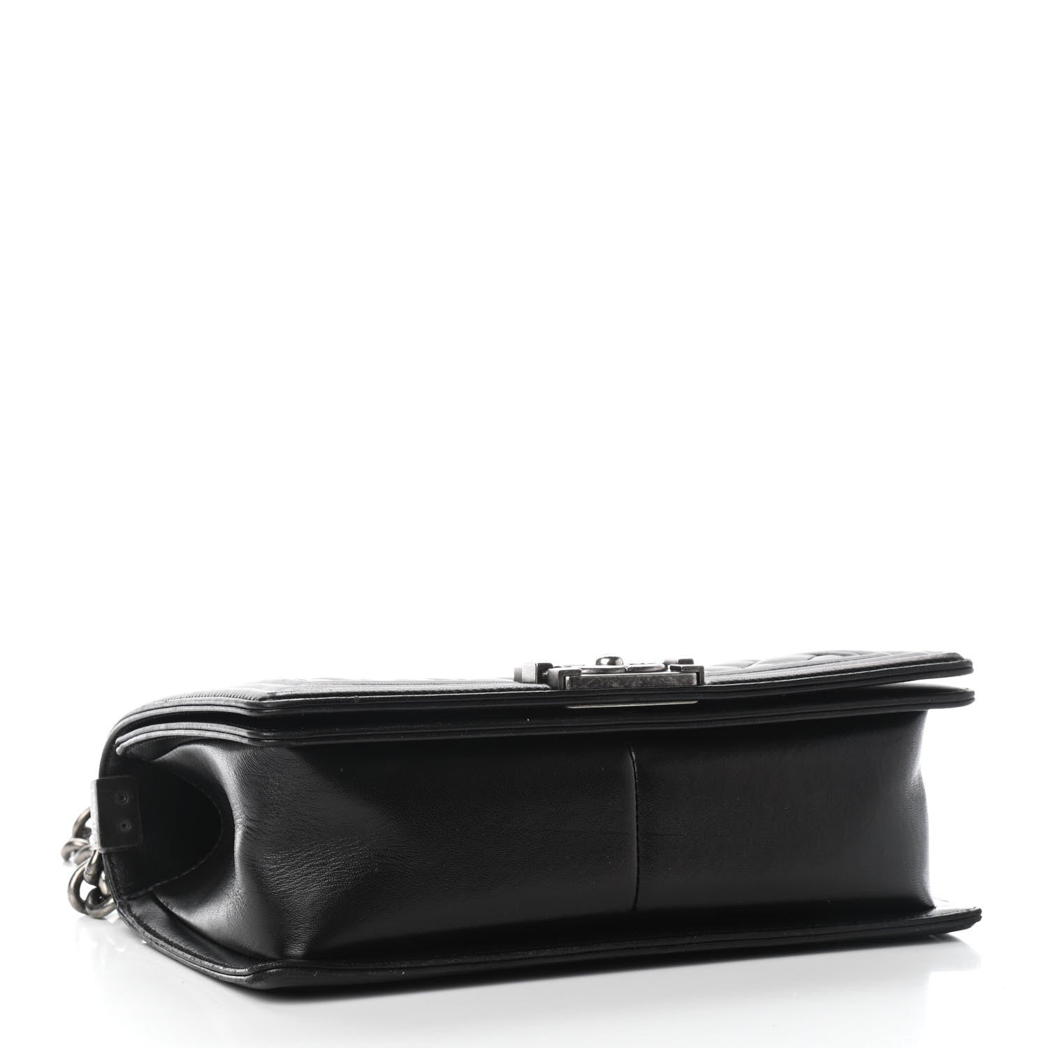 Chanel Lambskin Quilted Medium Boy Flap Black 4 of 10