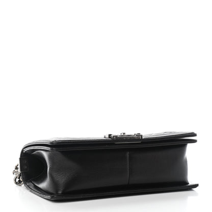 Chanel Lambskin Quilted Medium Boy Flap Black 4 of 10