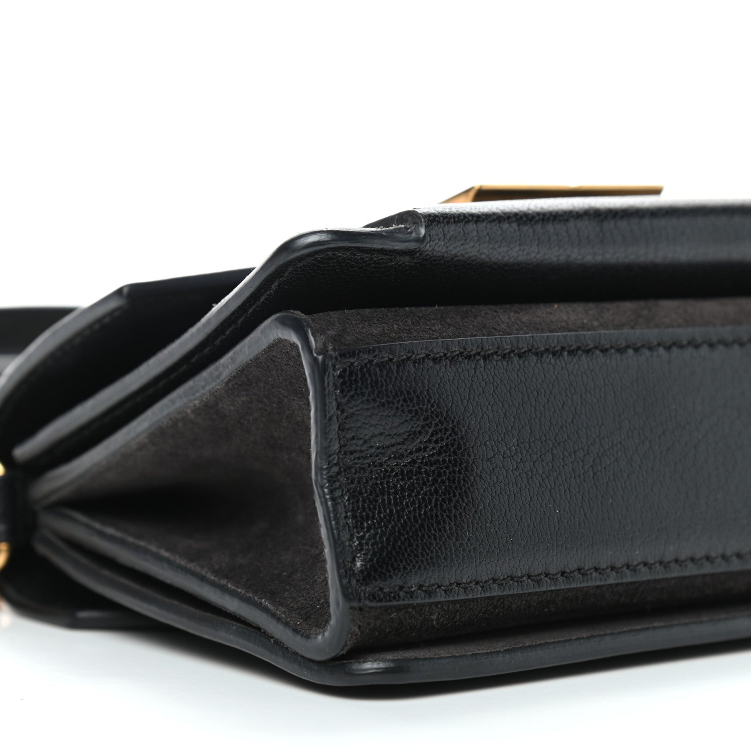Givenchy Goatskin Suede Mini GV3 Shoulder Bag Black 5 of 9
