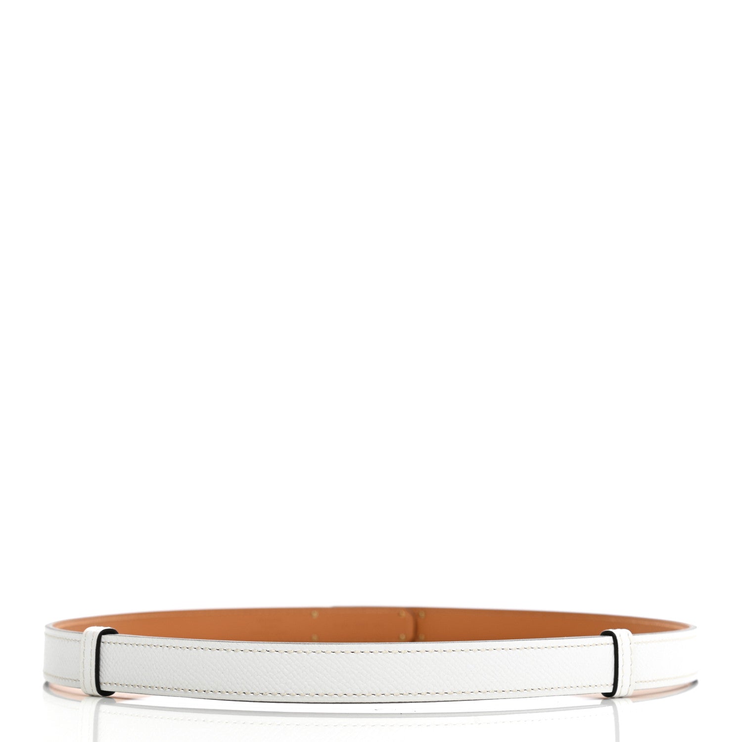 Hermes Epsom Kelly Belt White 2 of 5