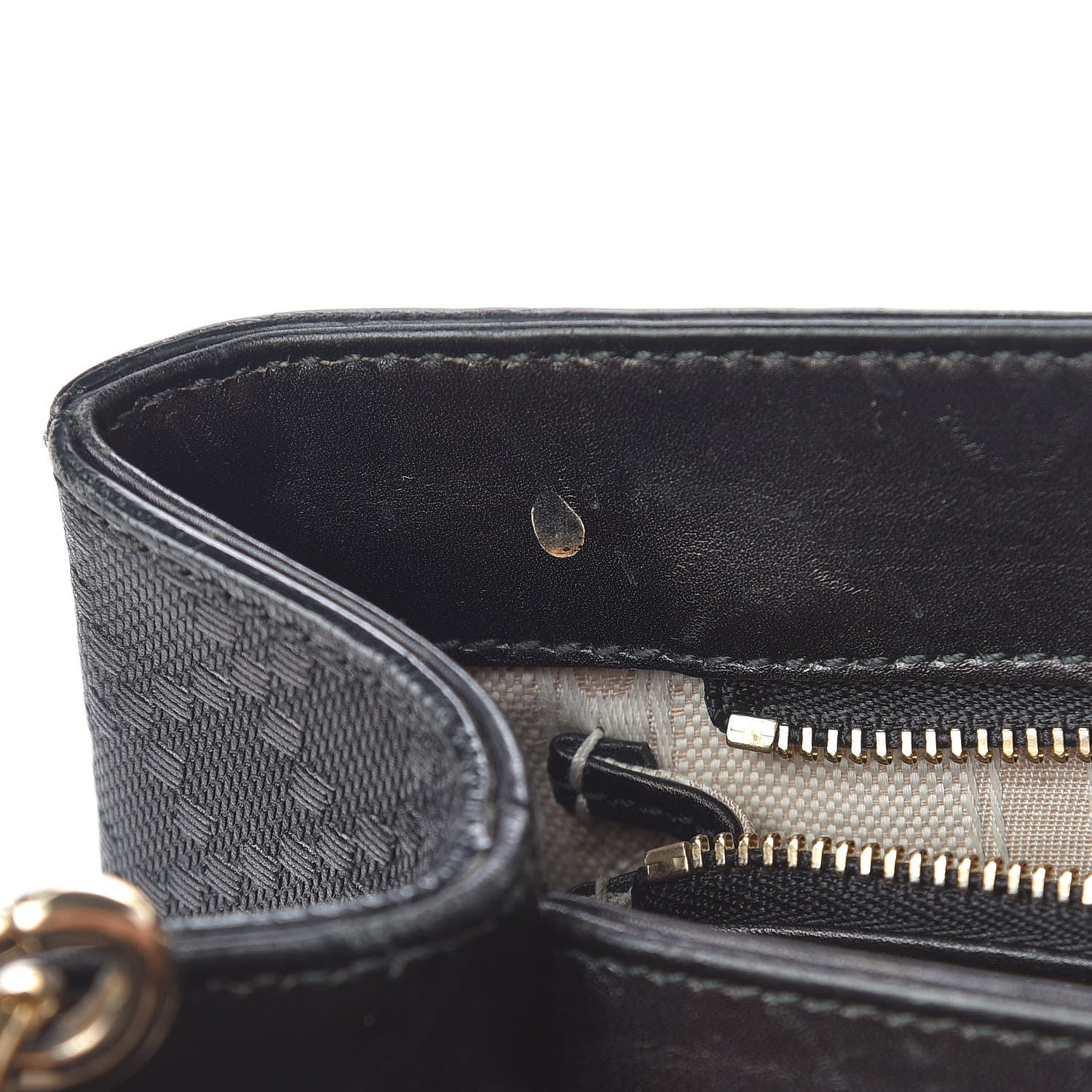 Gucci Hilary Lux Bright Diamante Medium Top Handle Bag Black 9 of 18