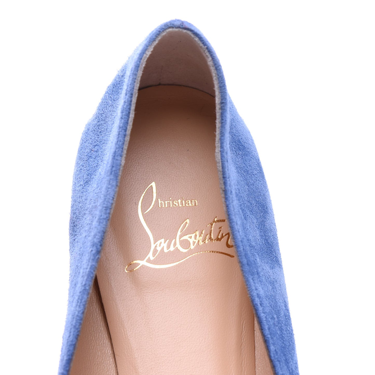 Veau Velours Ballalla Pointy Toe Flats 37.5 Jeans