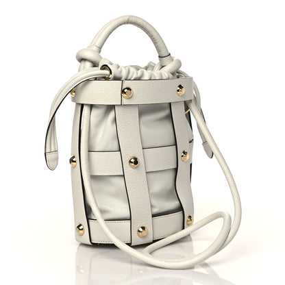 Salvatore Ferragamo Calfskin Cage Bag White 3 of 10