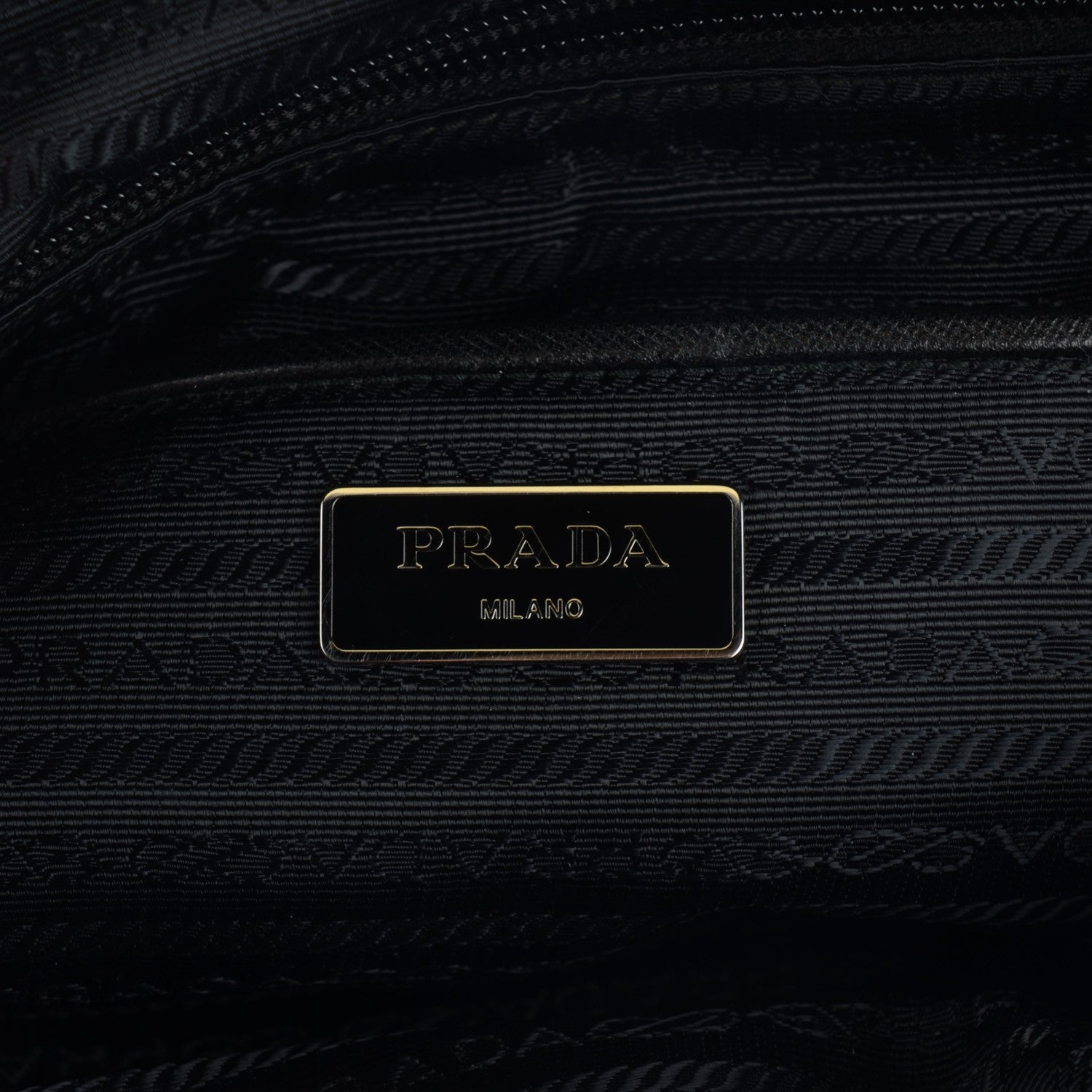 Prada Tessuto Nylon Saffiano Messenger Bag Nero Black 7 of 10
