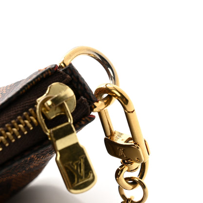 Louis Vuitton Damier Ebene Mini Pochette Accessories 8 of 10