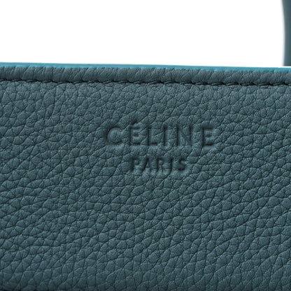 Celine Grained Calfskin Medium Phantom Luggage Ocean 6 of 10