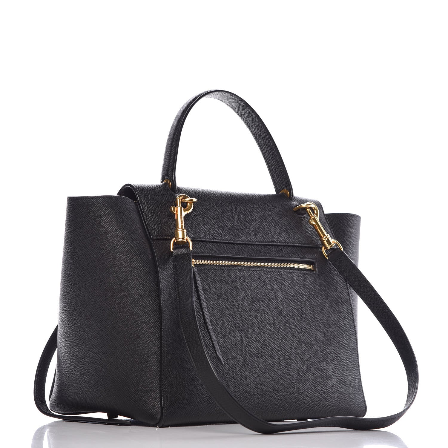 Celine Grained Calfskin Mini Belt Bag Black 4 of 9