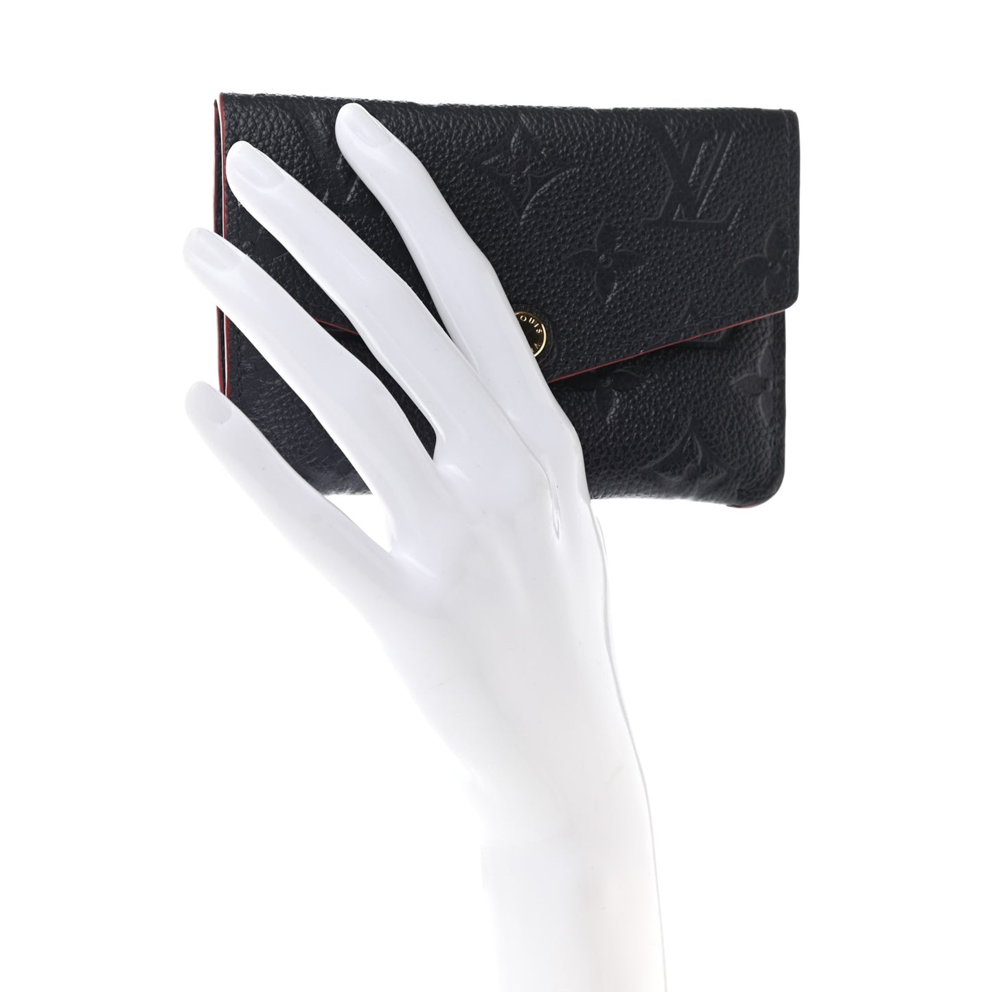 Empreinte Key Pouch Marine Rouge