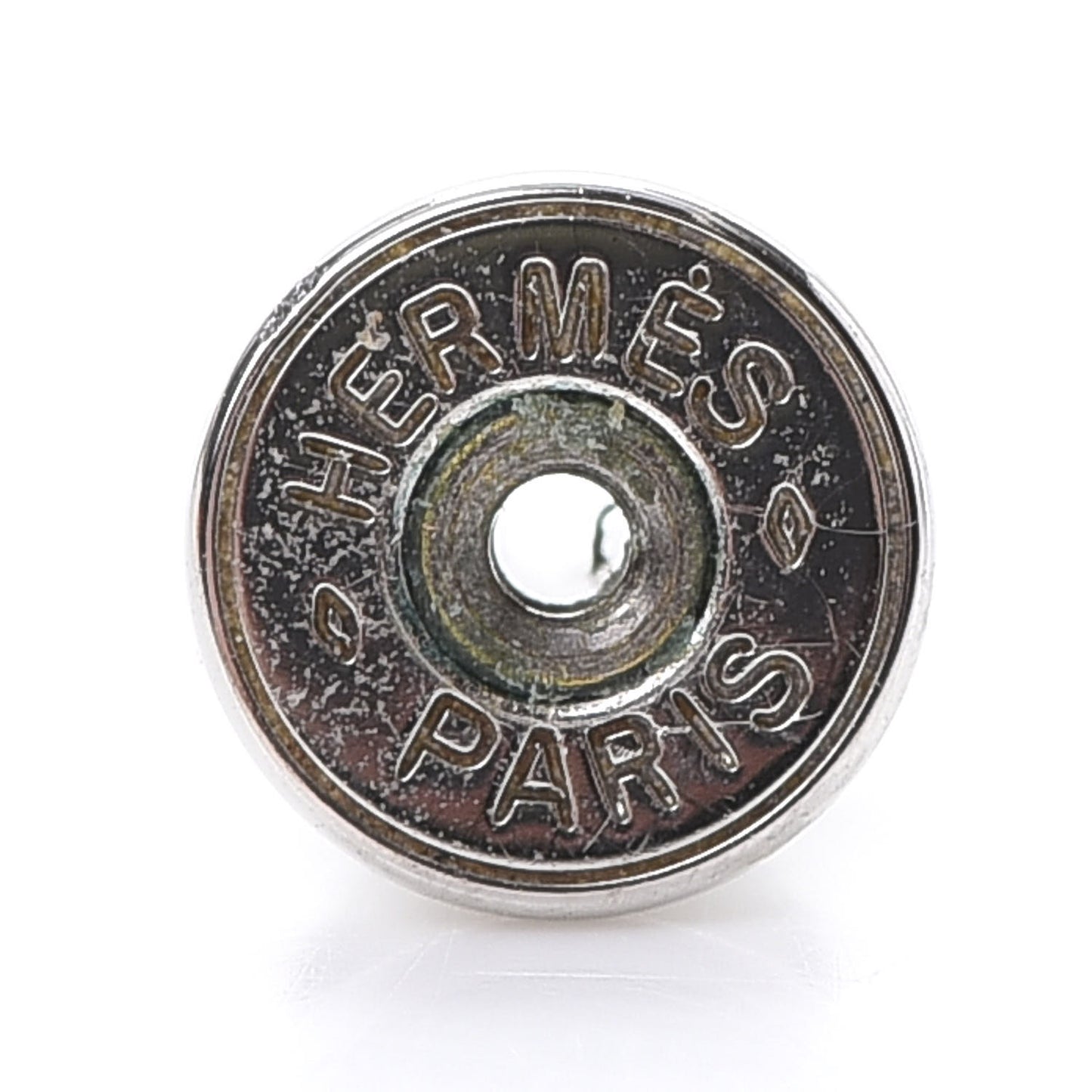 Palladium Lacquered Pop H Earrings Marron Glace