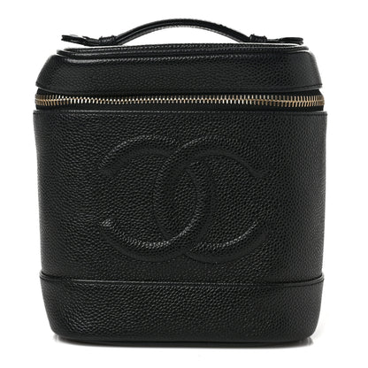 Chanel Caviar Vanity Cosmetic Case Black 1 of 7