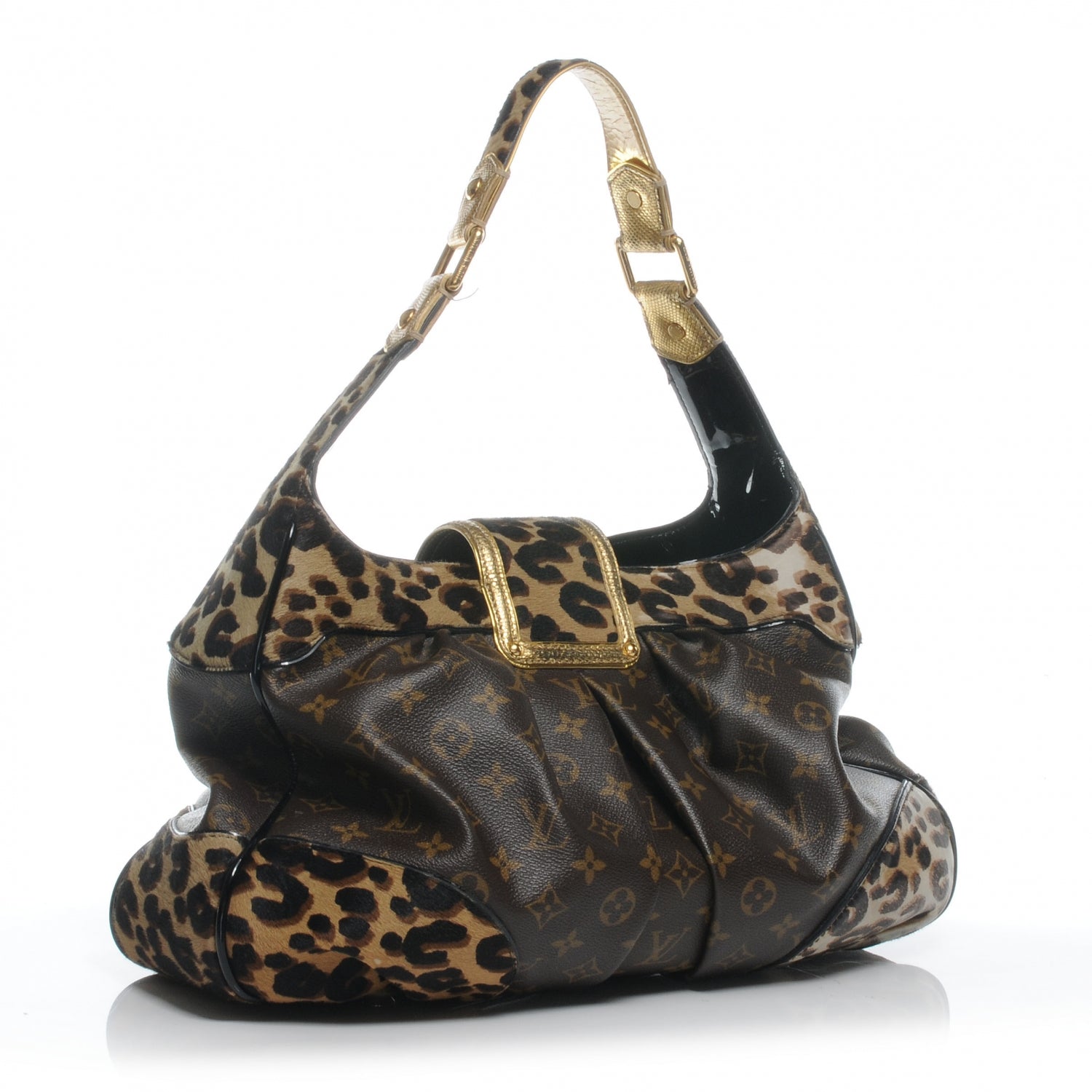 Louis Vuitton Monogram Leopard Polly 3 of 9