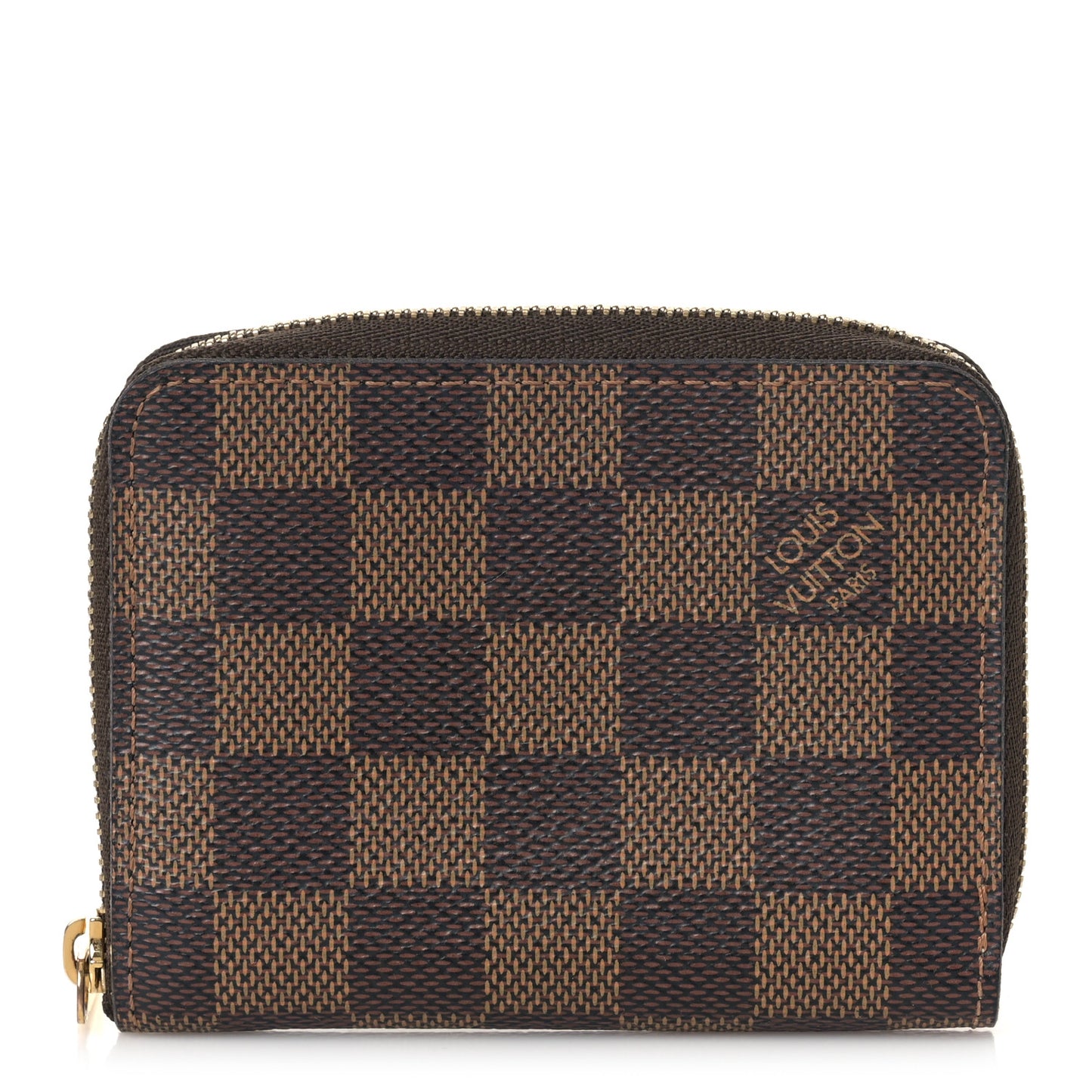 Damier Ebene Zippy Coin Purse Rose Ballerine