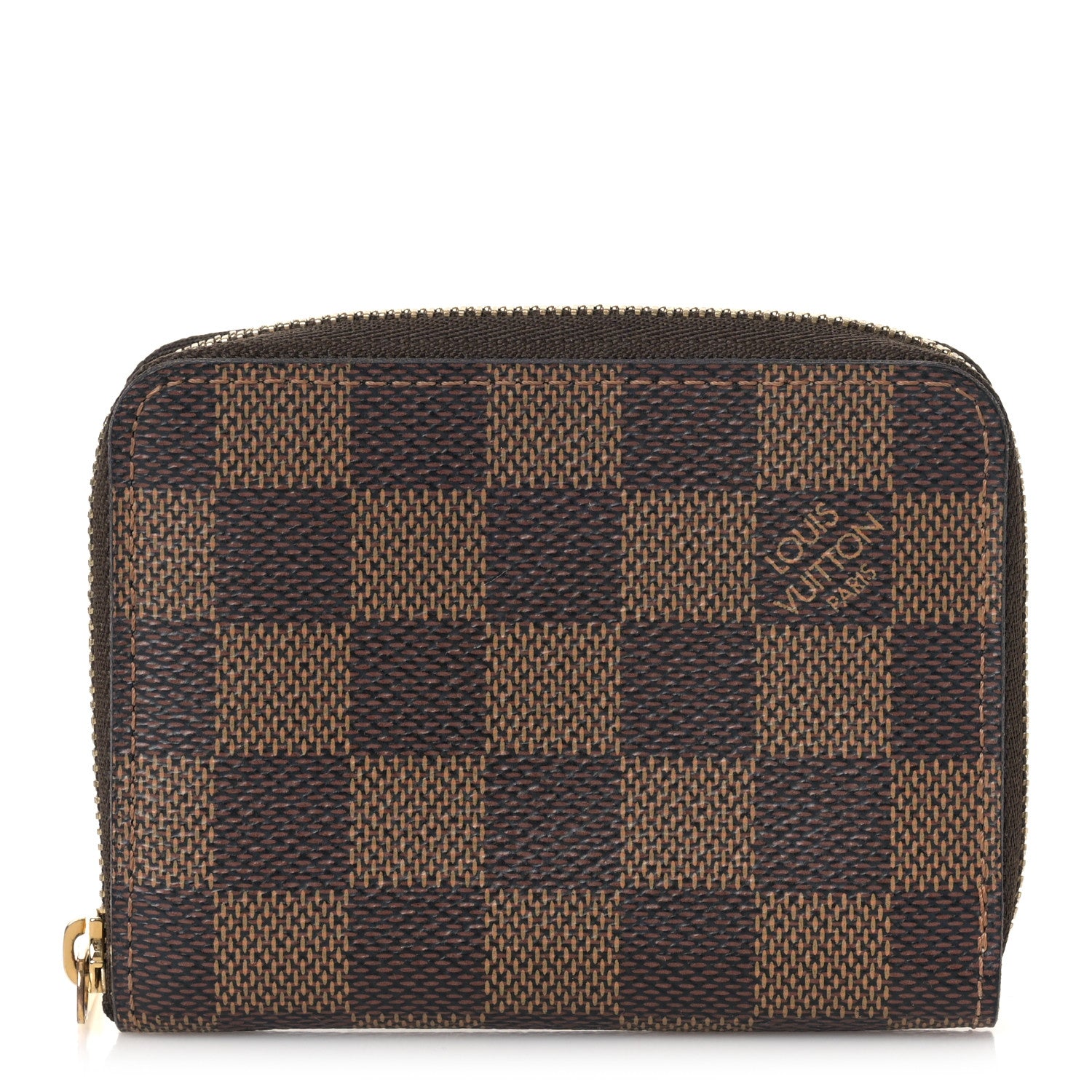Louis Vuitton Damier Ebene Zippy Coin Purse Rose Ballerine 1 of 8