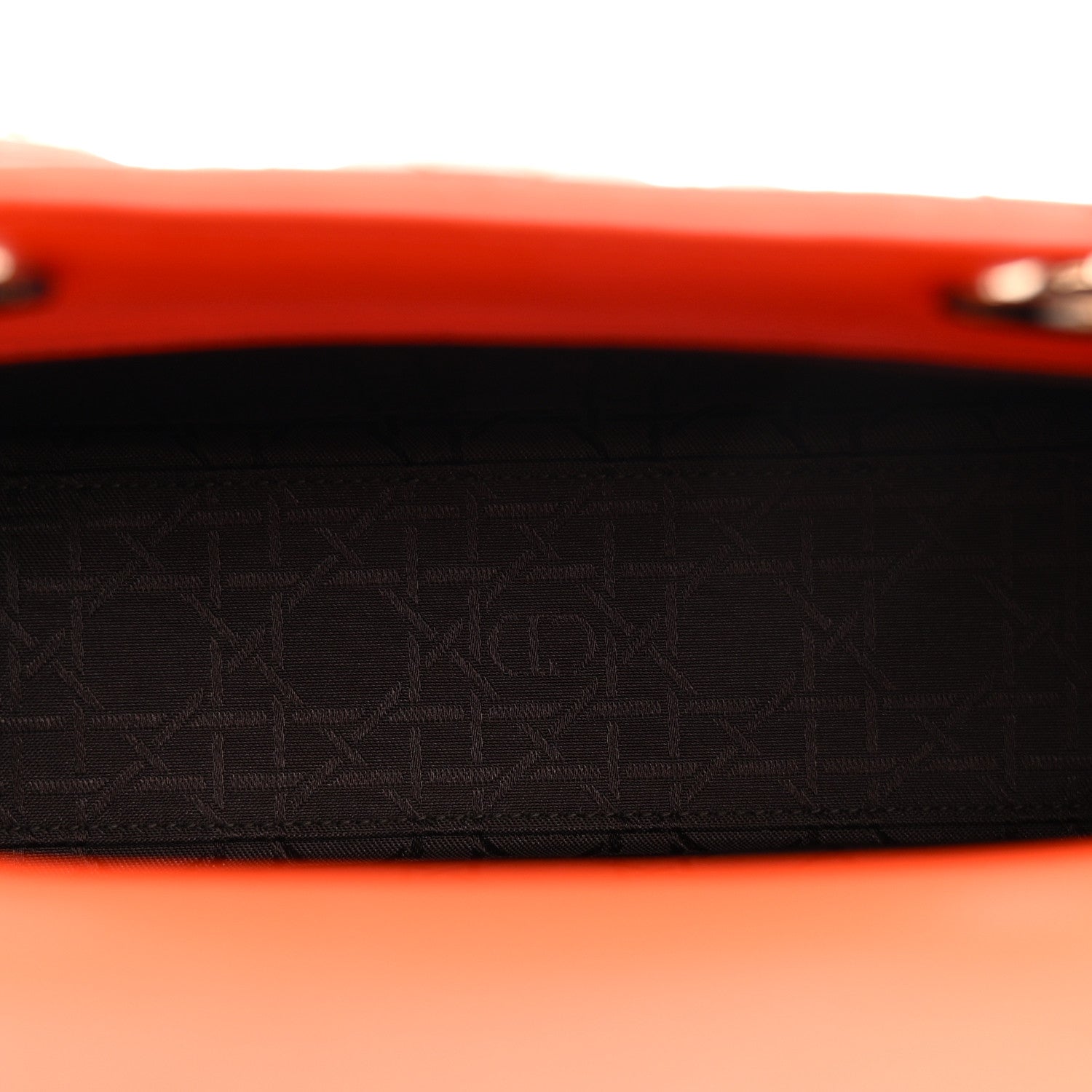 Christian Dior Lambskin Cannage Small My ABCDior Lady Dior Orange 5 of 10