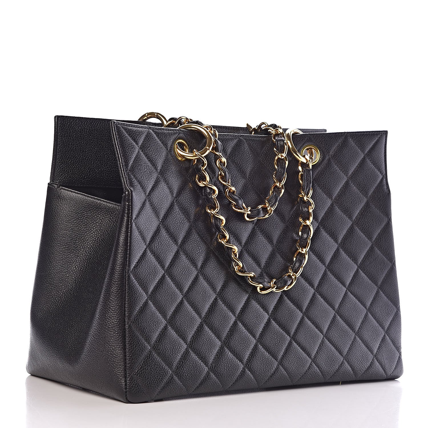 Chanel Caviar Quilted Timeless CC Tote Black 3 of 13