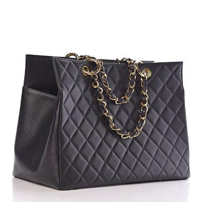 Chanel Caviar Quilted Timeless CC Tote Black 3 of 13