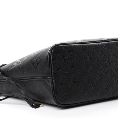Louis Vuitton Empreinte Monogram Giant Neverfull MM Black 6 of 10