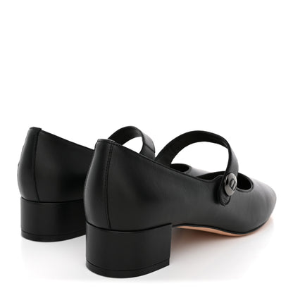 Christian Dior Brushed Calfskin Uniform 30mm Pumps 40 Black 5 of 10