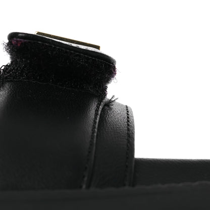 Christian Dior Lambskin Dioract 10mm Sandals 35 Black 11 of 12