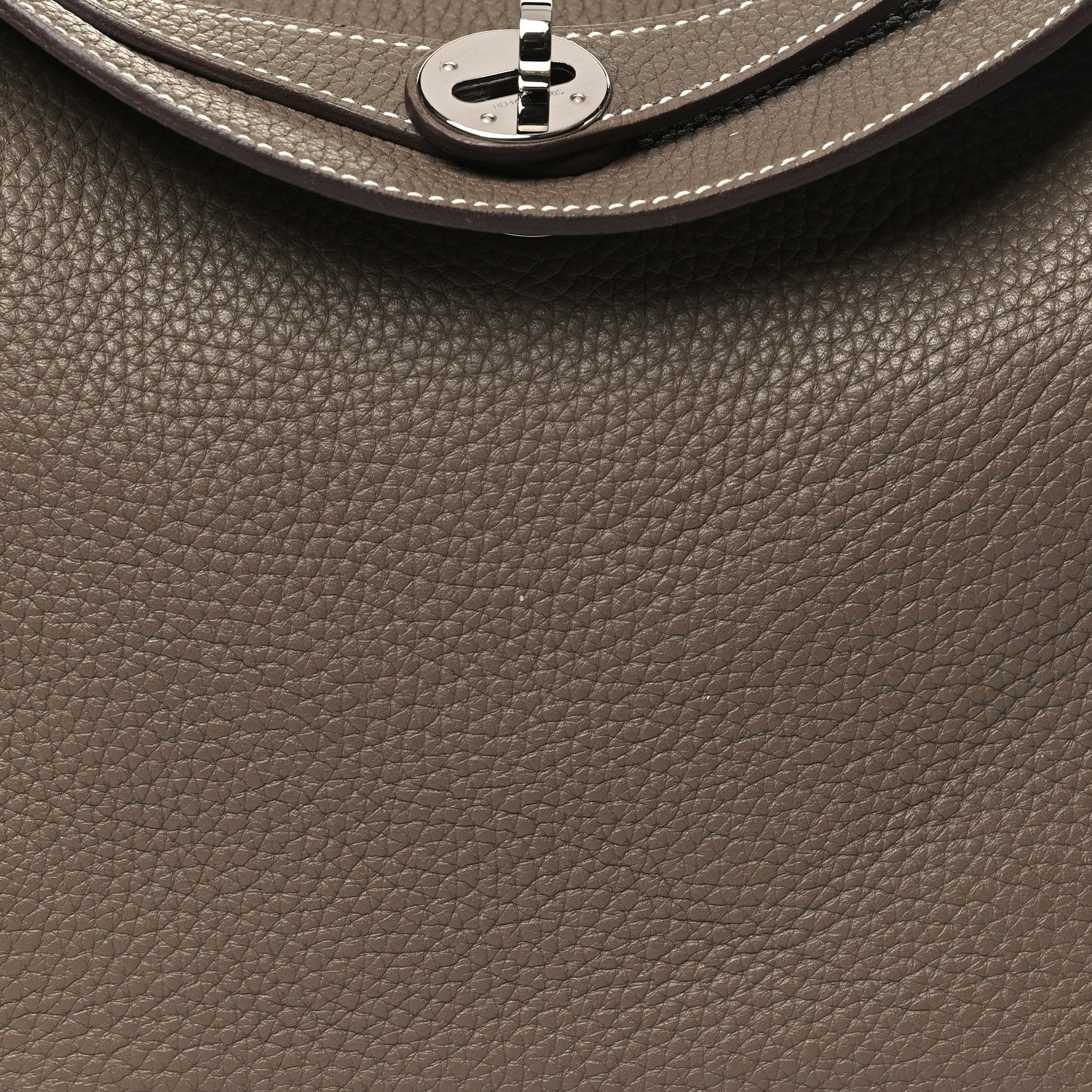 Hermes Taurillon Clemence Lindy 30 Etoupe 8 of 10