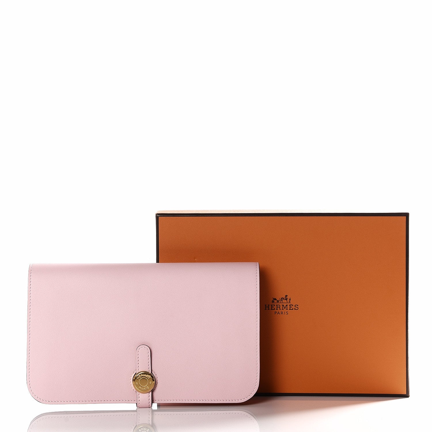 Hermes Swift Dogon Duo Wallet Rose Sakura 12 of 12