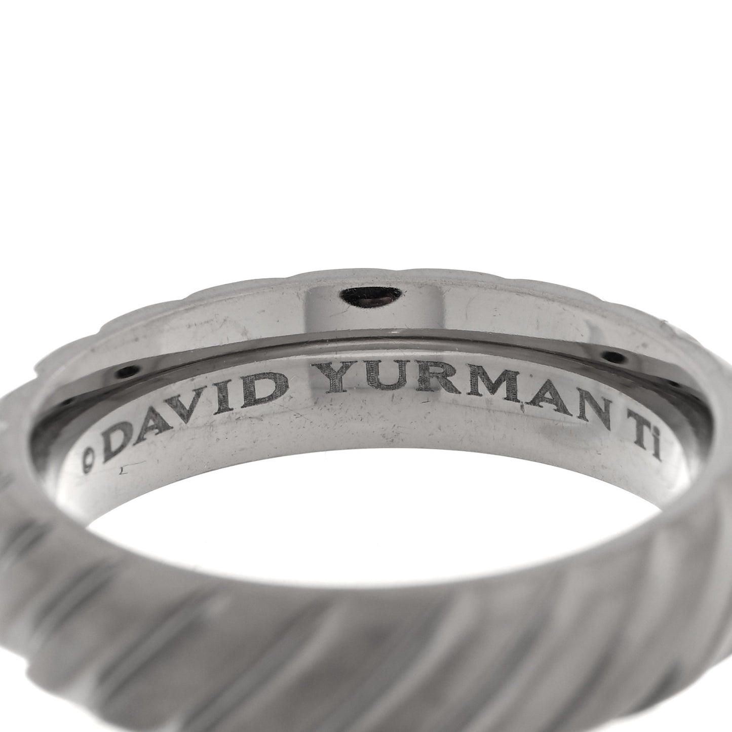 Titanium 6mm Cable Band Ring 62 10