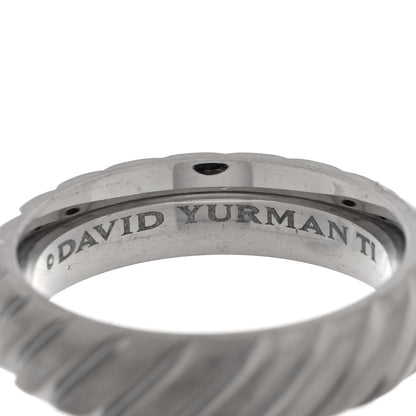 David Yurman Titanium 6mm Cable Band Ring 62 10 4 of 5