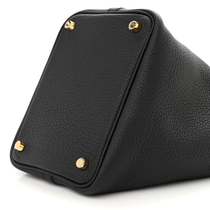 Hermes Taurillon Clemence Picotin Lock 18 PM Black 10 of 11