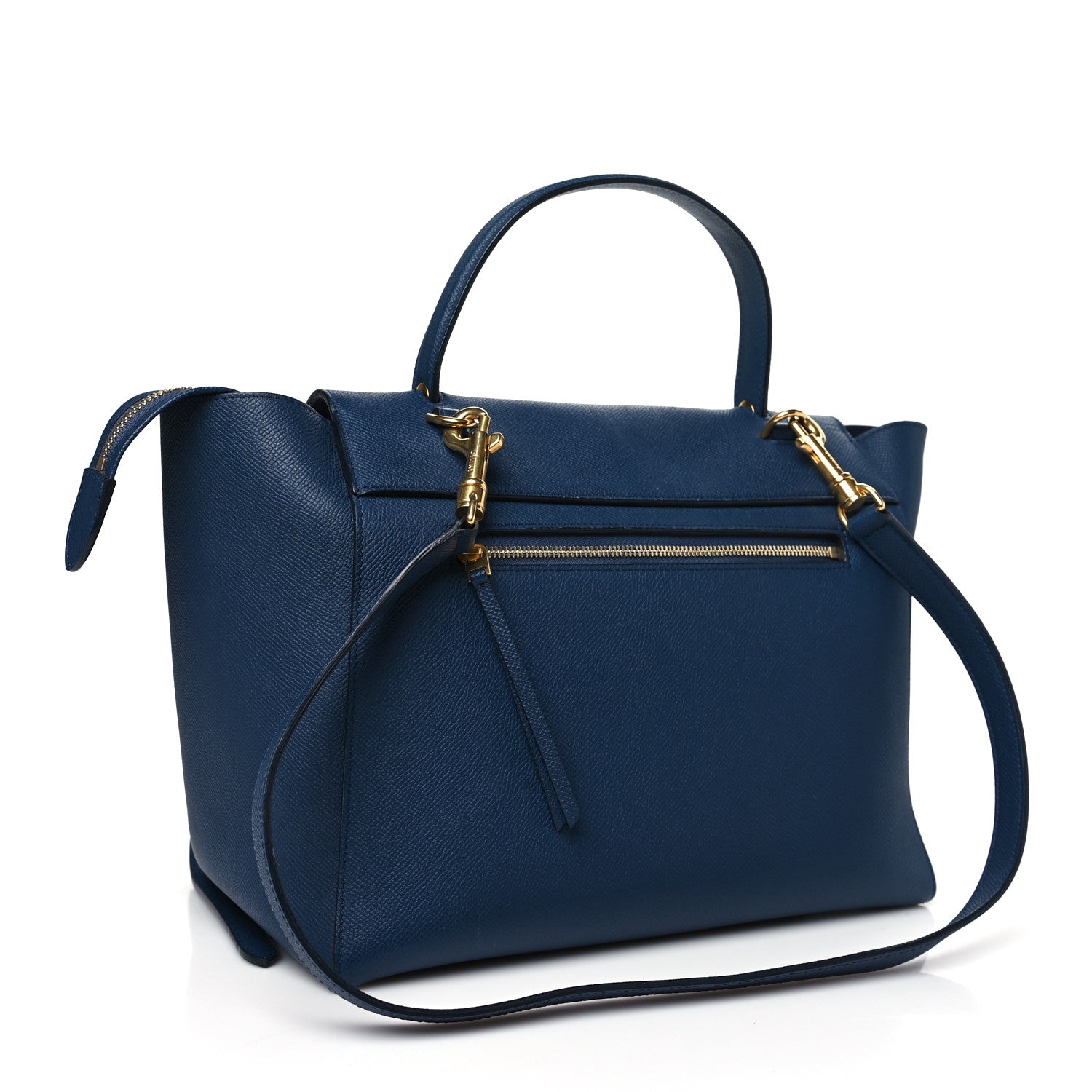 Celine Grained Calfskin Mini Belt Bag Deepsea 3 of 11