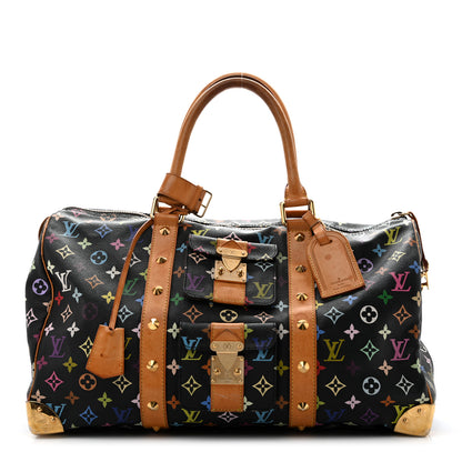 Louis Vuitton Monogram Multicolor Keepall 45 Black 1 of 15